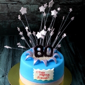 торт на юбилей 80 лет
