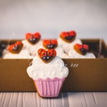 имбирный пряник в форме капкейка