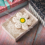 имбирный пряник 8 марта цветок