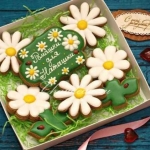 набор имбирных пряников с подписью