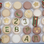 самая красивая открытка из макарунов на 23 февраля