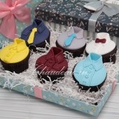 капкейки на 23 февраля 6 штук