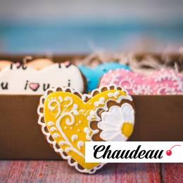 имбирный пряник в форме сердца