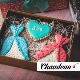 набор имбирных пряников на 8 марта в форме платья