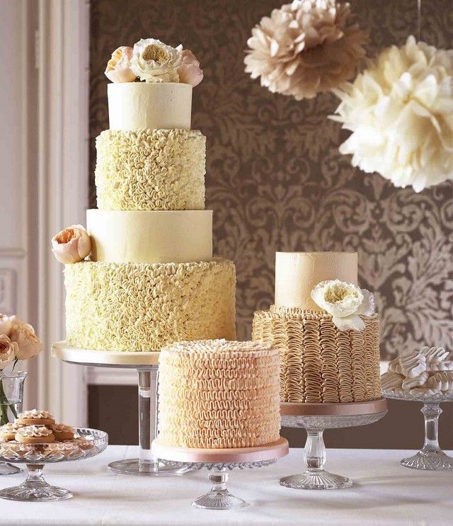 свадебные торты с цветами